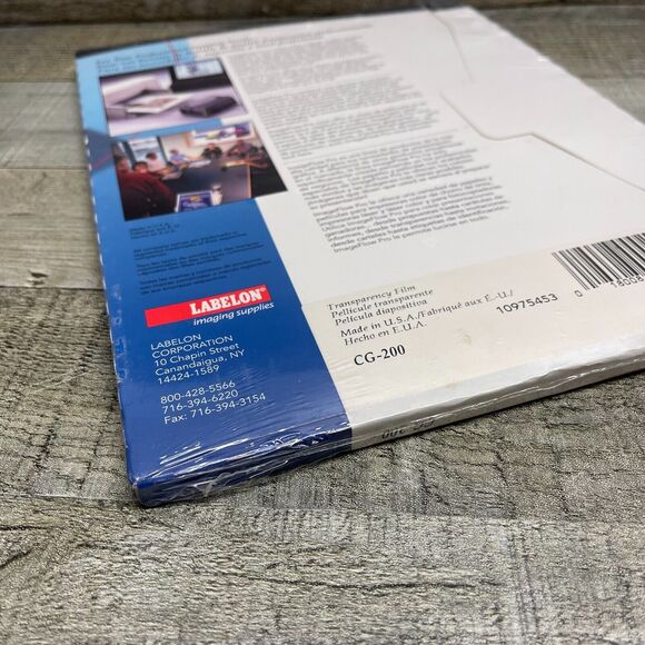 Image Flow Pro By Labelon Transparency Film 50 Sheets For Laser Printers - Picture 3 of 7